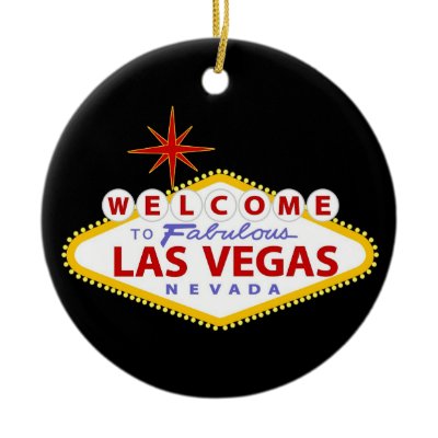 Las Vegas Christmas Ornament