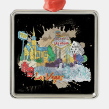 Las Vegas Christmas Ornament