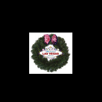 Las Vegas Christmas Wreath Ladies Basic Tee t-shirts
