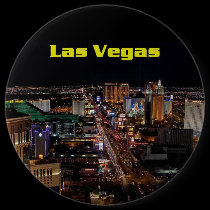Las Vegas Colossal Button