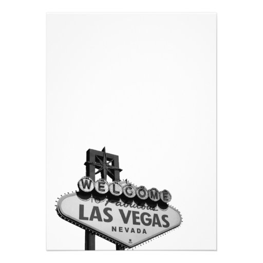 Las Vegas Destination Wedding Invitation