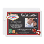 Las Vegas Destination Wedding Invitation (red)
