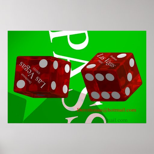 Las Vegas Dice II (print) Poster Zazzle