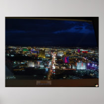 Las Vegas - Do Not Lean On Glass #1 Poster Print