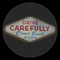 Las Vegas Drive Carefully Sticker