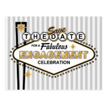Las Vegas Engagement STD Postcard postcards