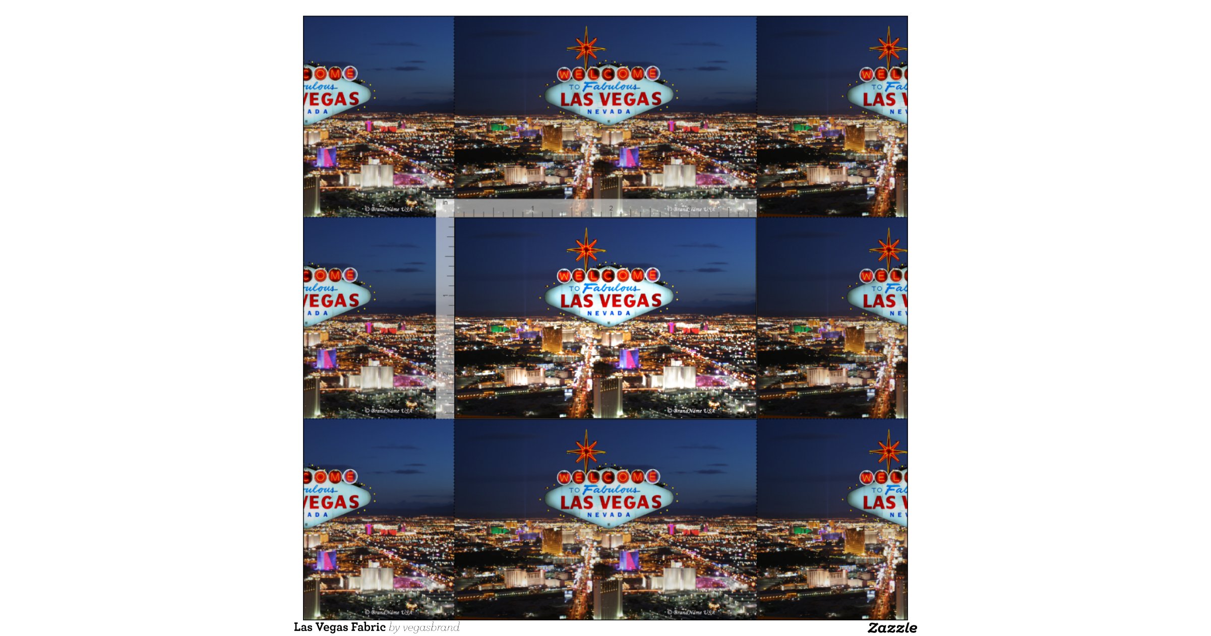 Las Vegas Fabric Zazzle