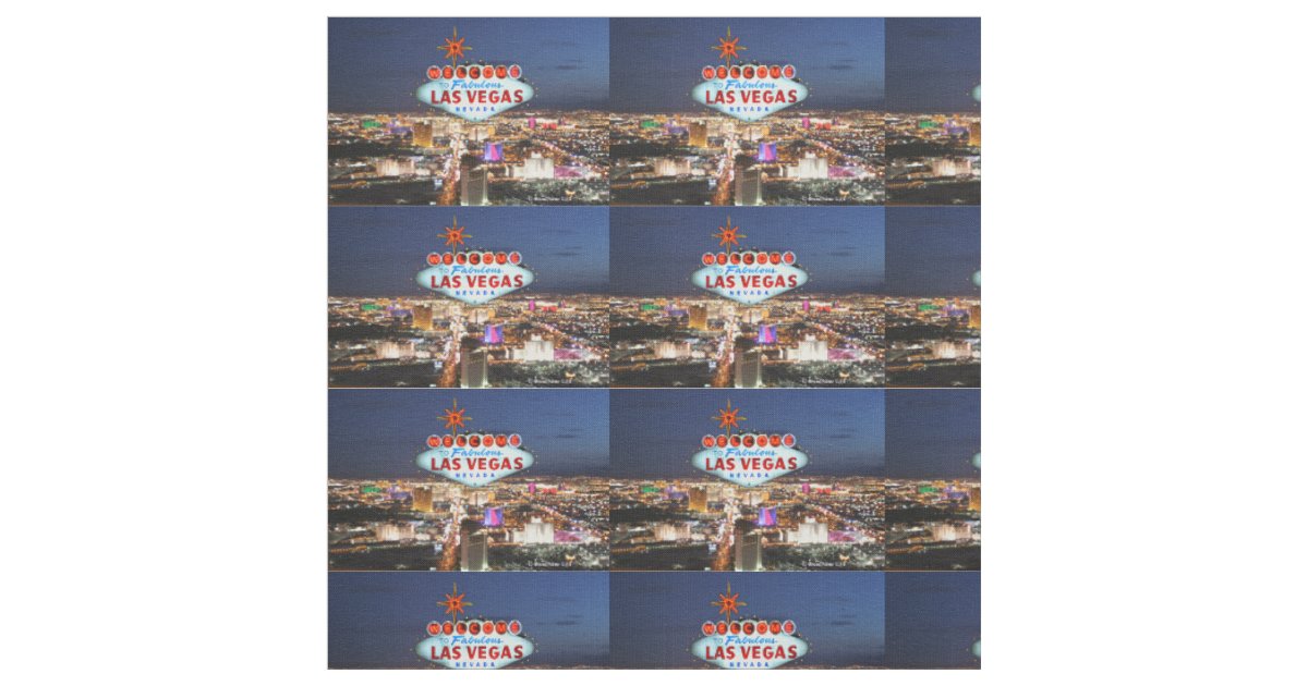 Las Vegas Fabric Zazzle