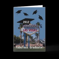 Las Vegas Fabulous Graduate! 2012 Card cards