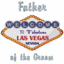 Las Vegas - Father of the Groom embroidered shirts by WedThreads Las Vegas - Father of the Groom embroidered shirts
