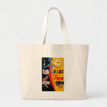 Las Vegas Fly TWA Canvas Bag
