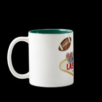 Las Vegas Football Two Tone Mug by vegasdusoleil Las Vegas Football Two Tone Mug