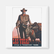 Las Vegas Frontier Town Refrigerator Magnets