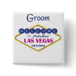 Las Vegas Groom Button