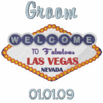 Las Vegas Groom embroidered shirts by WedThreads Las Vegas Groom embroidered shirts