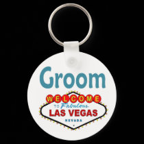 Las Vegas Groom Keychain