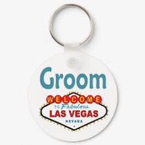 Las Vegas Groom Keychain