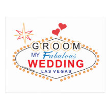 Las Vegas Groom Post Card