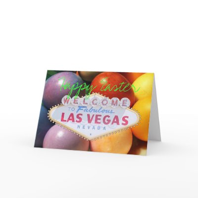 Las Vegas Happy Easter Card by vegasdusoleil