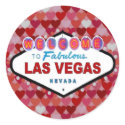 Las Vegas Hearts of Fun Sticker