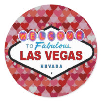 Las Vegas Hearts of Fun Sticker