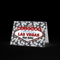 Las Vegas High Roller Invitation Card