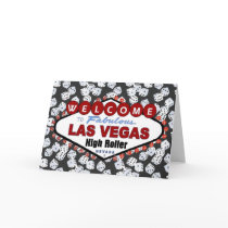 Las Vegas High Roller Invitation Card