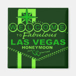 Las Vegas Honeymoon Pop Art Refrigerator Magnets