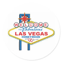 Las Vegas Honeymoon stickers