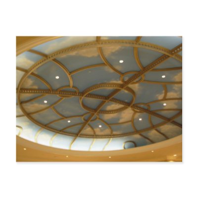 Las Vegas Hotel Ceiling Postcard by MissHelicopter