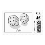Las Vegas I Do Wedding Postage Stamp