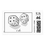 Las Vegas I Do Wedding Postage Stamp