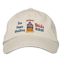 Las Vegas Jackpot - Bride embroidered hats