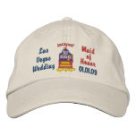 basic_unstructured_adjustable_cap - Super way to announce your wedding in Las Vegas, Nevada, and wonderful keepsake. Personalize with your wedding date.: Sizes  Available colors: stone