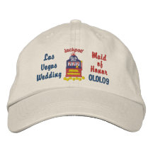 Las Vegas Jackpot - Brides Maid Embroidered Baseball Cap