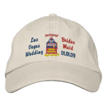 Las Vegas Jackpot - Brides Maid Embroidered Baseball Cap