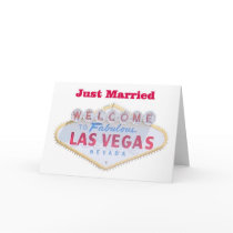 Las Vegas Just Married Cards
