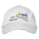 basic_unstructured_adjustable_cap - Super way to announce your wedding in Las Vegas, Nevada, and wonderful keepsake. Personalize with your wedding date.: Sizes  Available colors: white