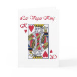 Las Vegas King of Hearts Card