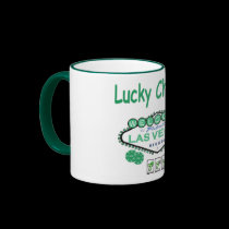 Las Vegas Lucky Green Charms Ringer T Mug
