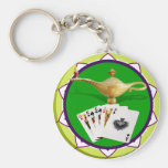 Las Vegas Magic Lamp Poker Chip Key Chains