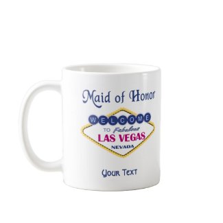 Las Vegas Maid of Honor Mug mug