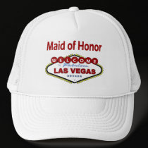 Las Vegas Maid of Honor New Color Deep Red Cap! hats