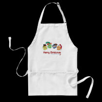 Las Vegas Merry Christmas Poker Chips Apron