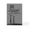 Las Vegas Merry Christmas Retro Card by vegasdusoleil Las Vegas Merry Christmas Retro Card
