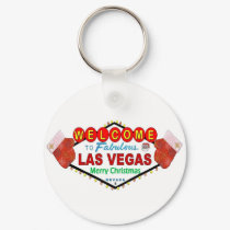 Las Vegas Merry Christmas Santa and Mittens Keycha keychains by vegasdusoleil Las Vegas Merry Christmas Santa and Mittens Keycha keychains