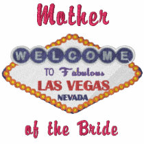 Las Vegas - Mother of the Bride embroidered shirts by WedThreads Las Vegas - Mother of the Bride embroidered shirts