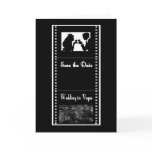 Las Vegas Movie Film Save the Date Card Strip