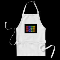 Las Vegas NEON Merry Christmas Apron aprons