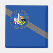 Las Vegas, Nevada, United States flag Fridge Magnet